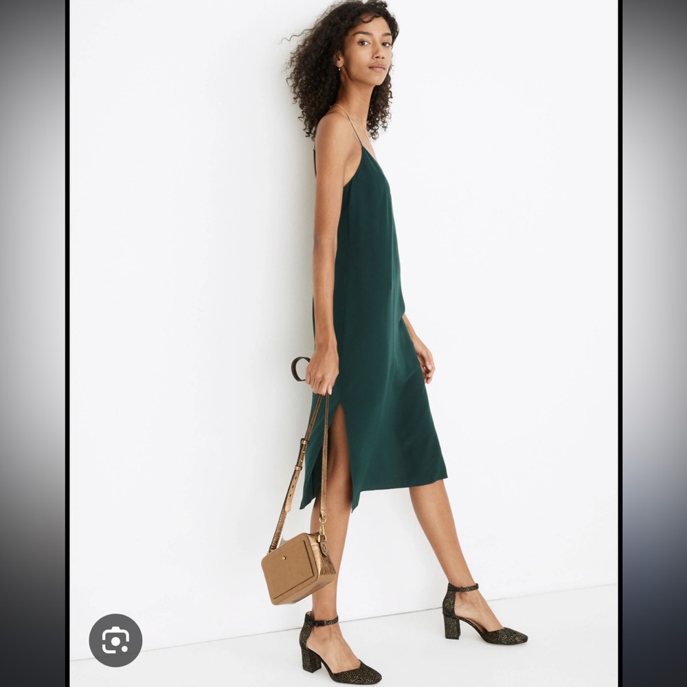 Madewell Eva silk slip dress